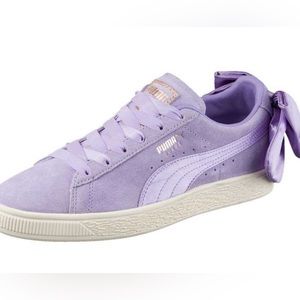 PUMA Suede Bow 'Purple' sneaker Size 8.5
